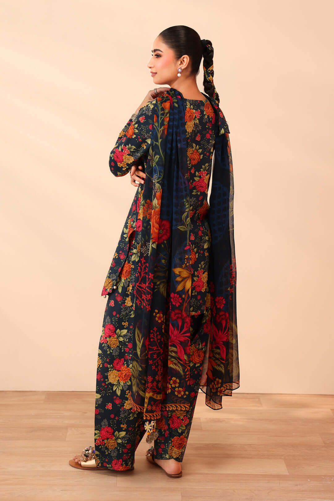 3 Piece Unstitched Embroidered Khaddar Suit | Vol 2