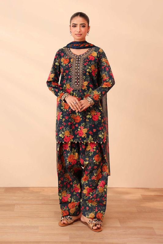 3 Piece Unstitched Embroidered Khaddar Suit | Vol 2