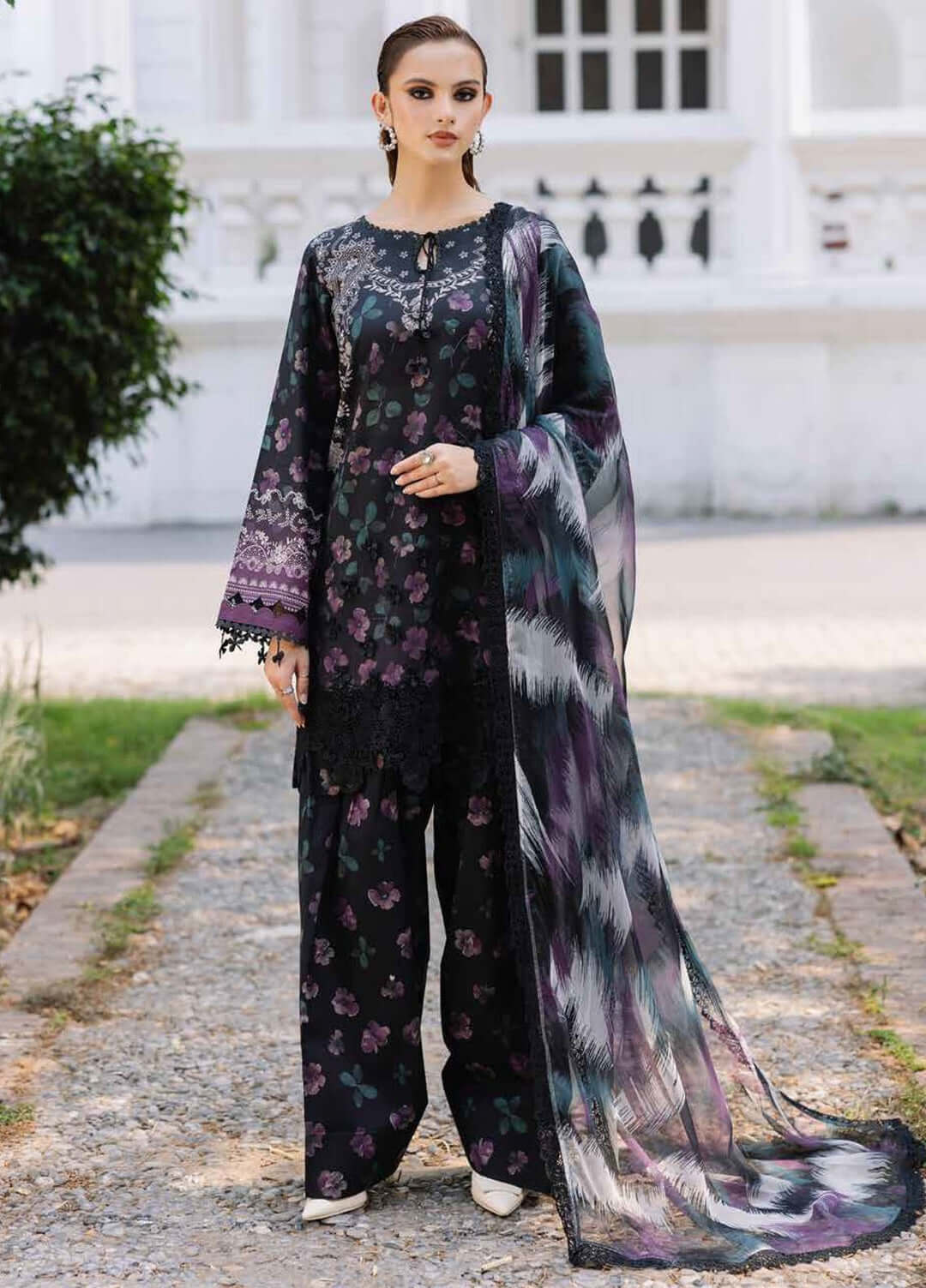 3 Piece Unstitched Embroidered Khaddar Suit | Vol 2