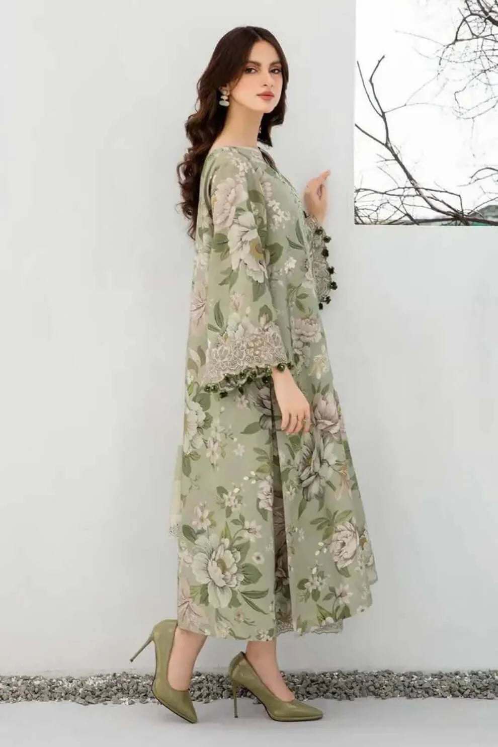3 Piece Unstitched Digital Printed Khaddar Suit | Vol 2