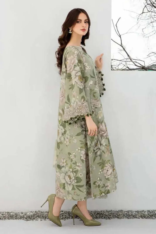 3 Piece Unstitched Digital Printed Khaddar Suit | Vol 2