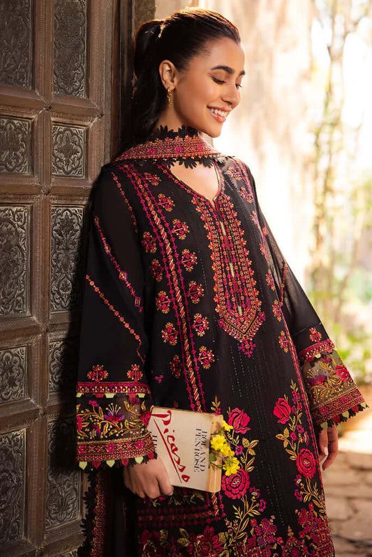 3 Piece Unstitched Embroidered Dhanak Suit | Vol 2
