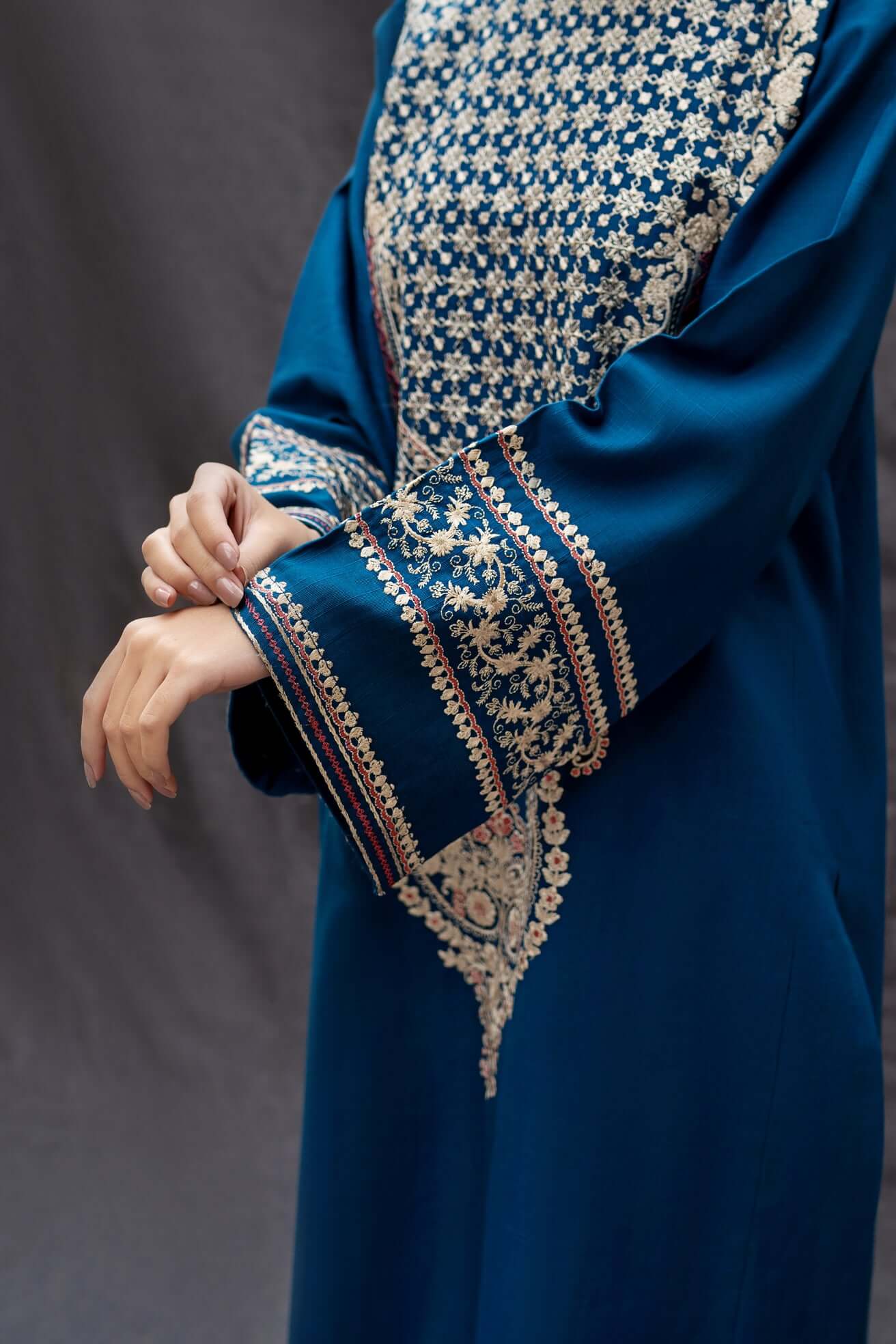 2 Piece Unstitched Embroidered Dhanak Suit | Winter Duo 25
