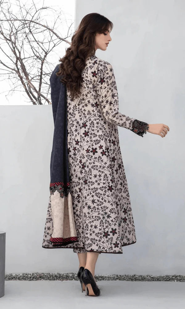 3 Piece Unstitched Digital Printed Khaddar Suit | Vol 2