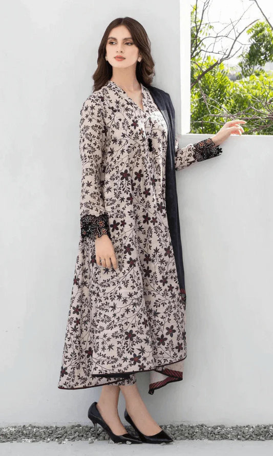 3 Piece Unstitched Digital Printed Khaddar Suit | Vol 2