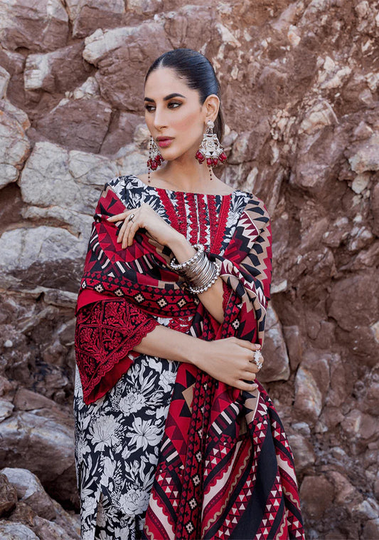 3 Piece Unstitched Embroidered Khaddar Suit | Vol 1
