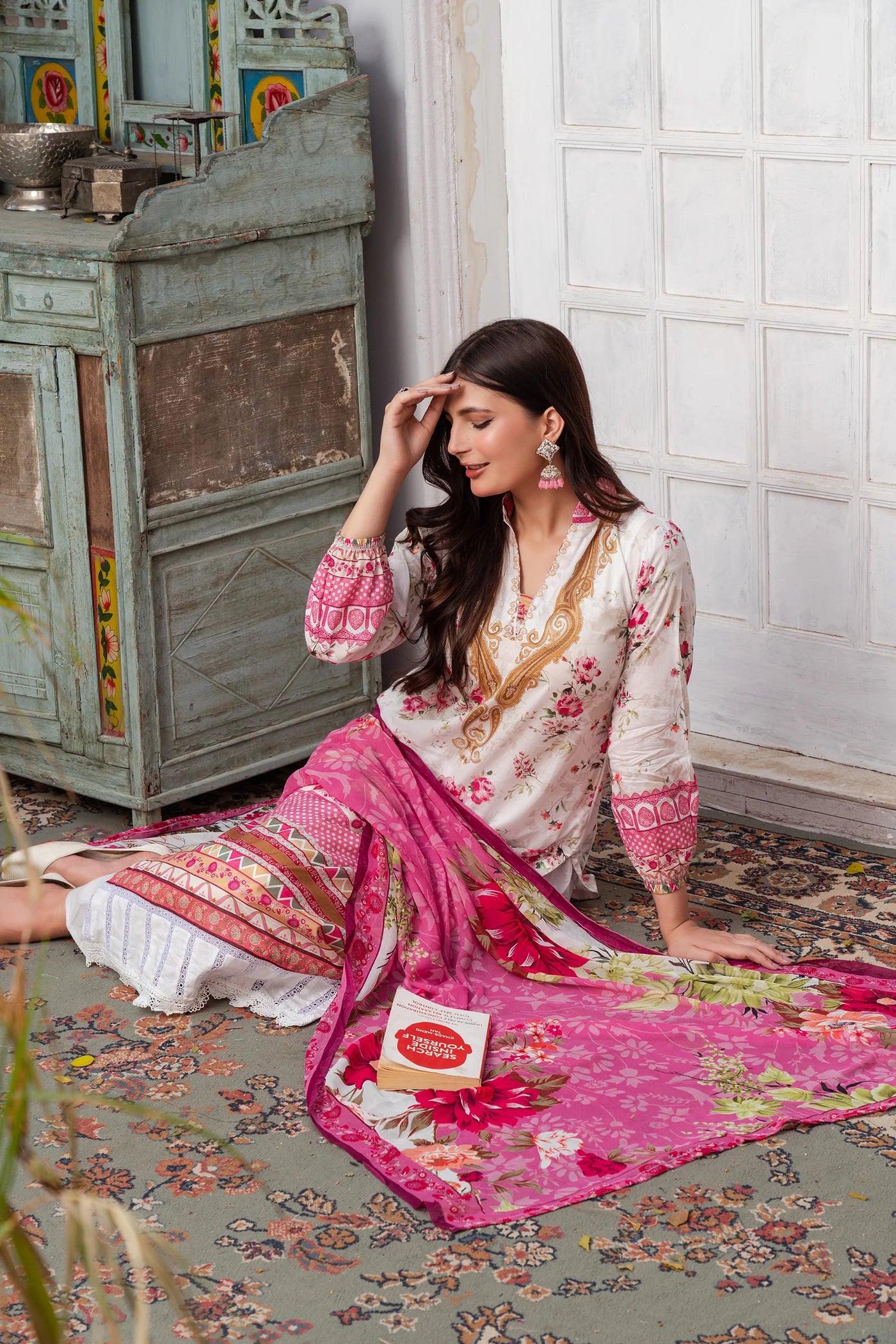 3 Piece Printed Lawn Unstitched Suit | Printed Lawn-25