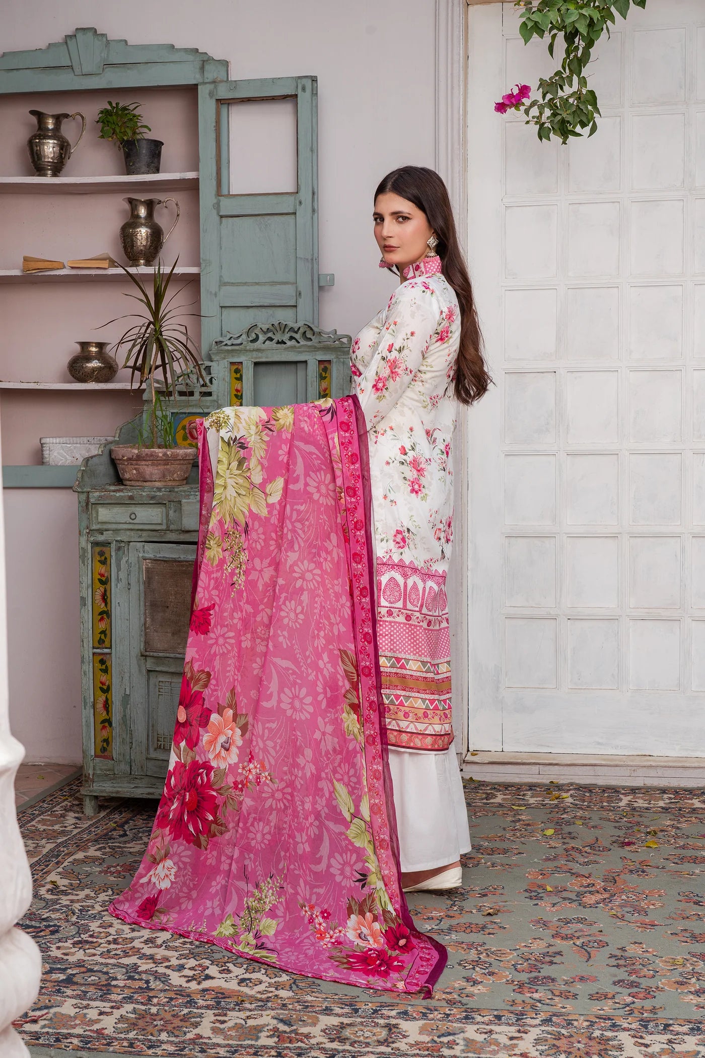 3 Piece Printed Lawn Unstitched Suit | Printed Lawn-25