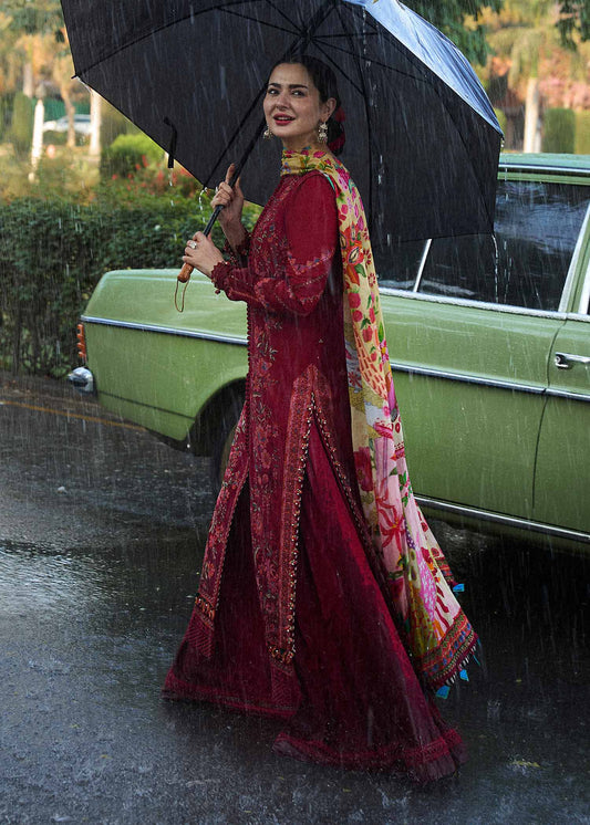 3 Piece Unstitched Embroidered Dhanak Suit  | Vol 1