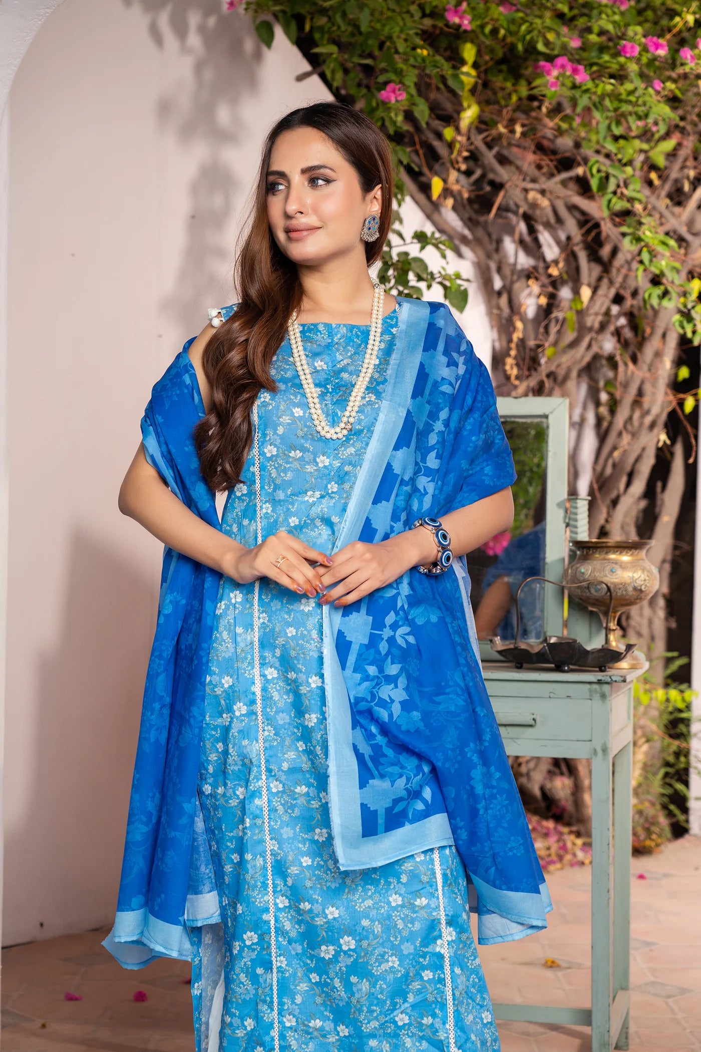 3 Piece Printed Lawn Unstitched Suit | Printed Lawn-25