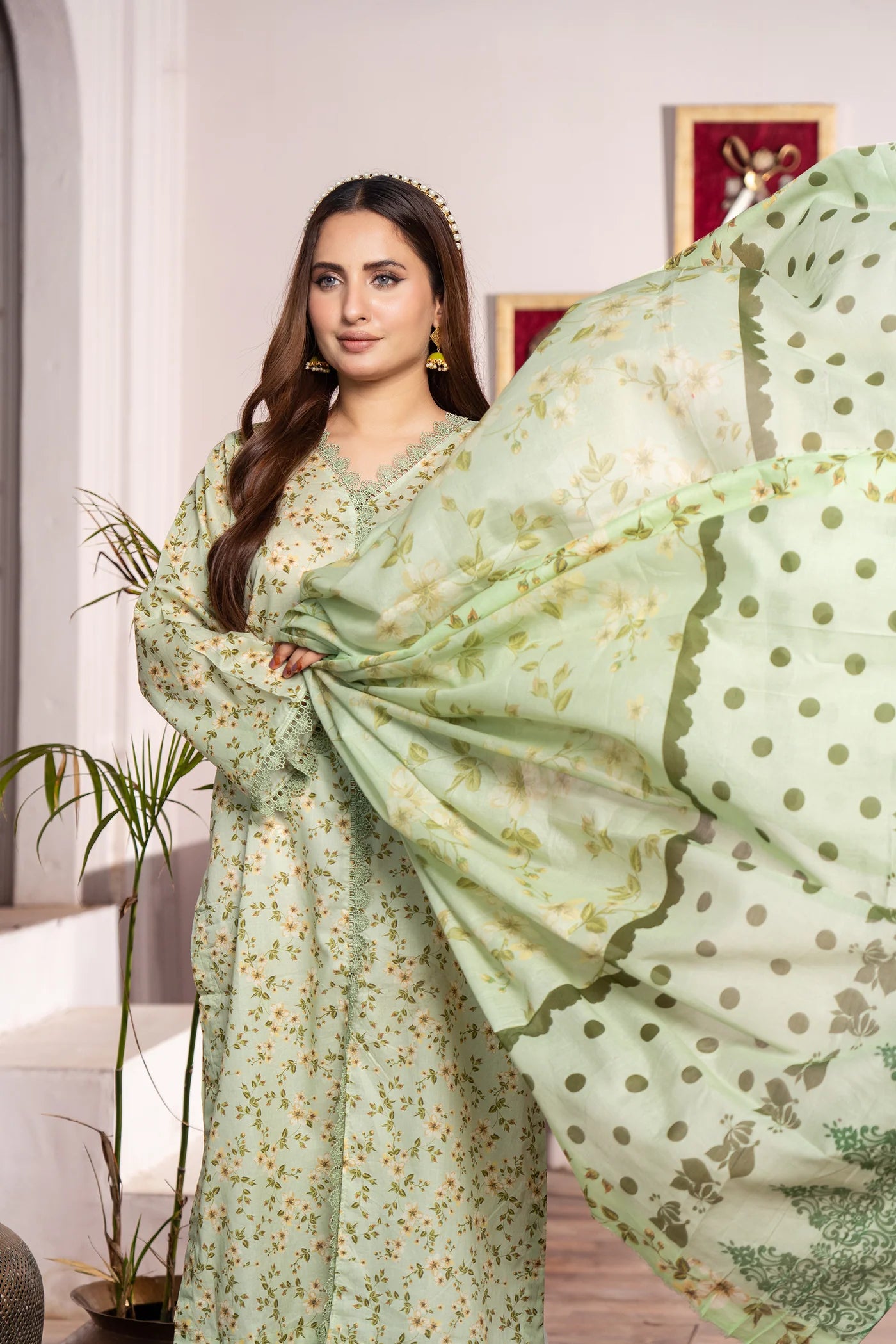 3 Piece Printed Lawn Unstitched Suit | Printed Lawn-25