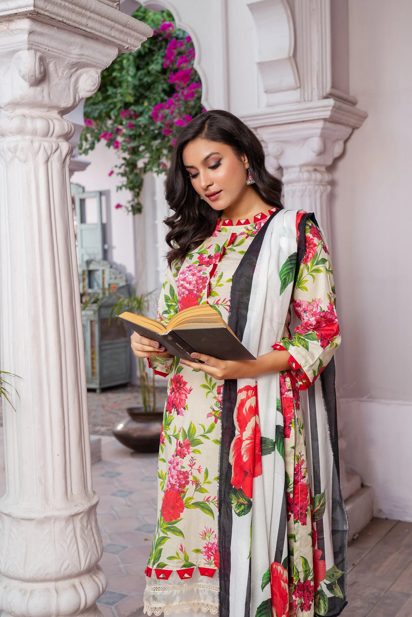 3 Piece Printed Lawn Unstitched Suit | Printed Lawn-25