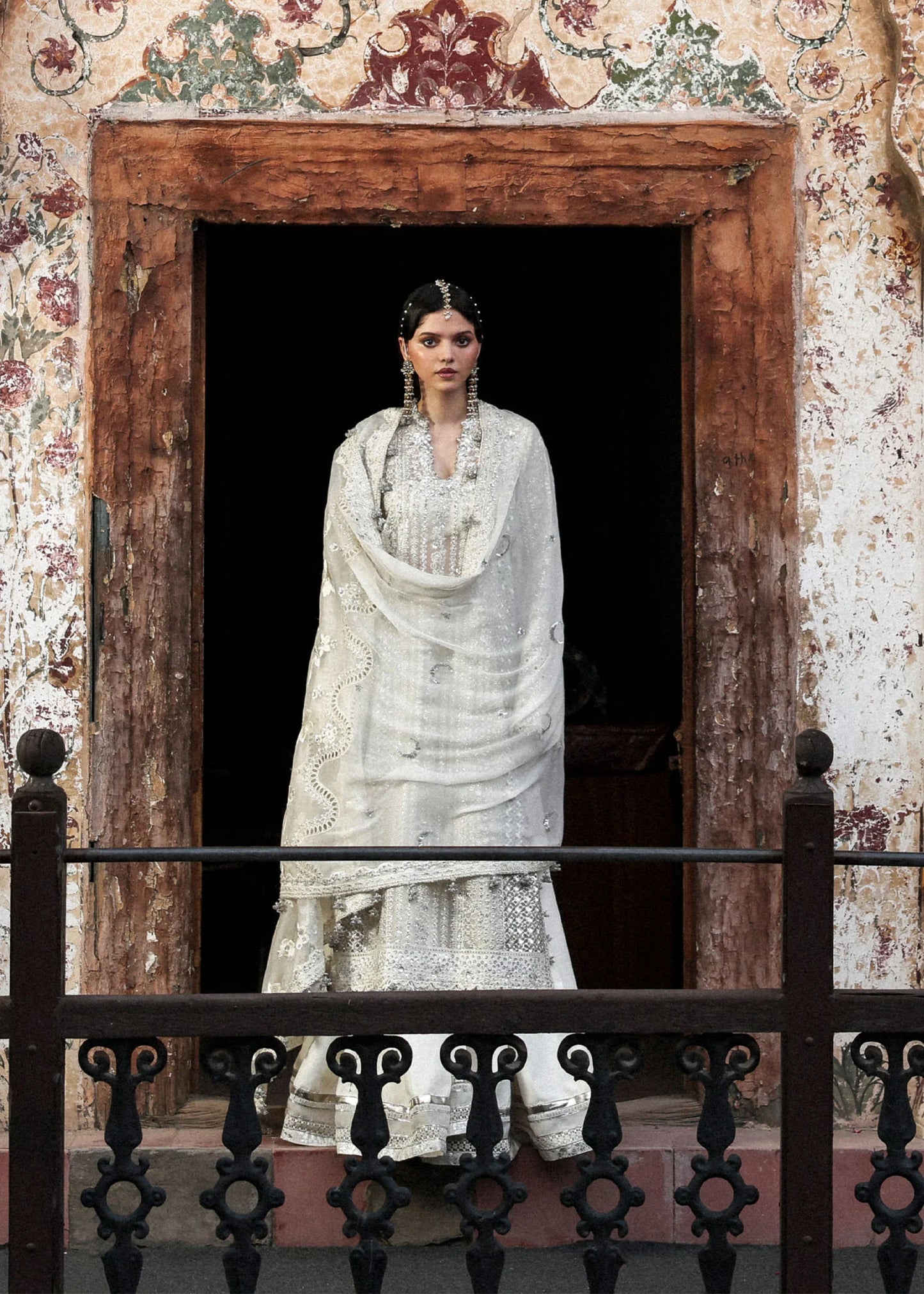 3 Piece Unstitched Embroidered Chiffon Suit | Gleam - 25