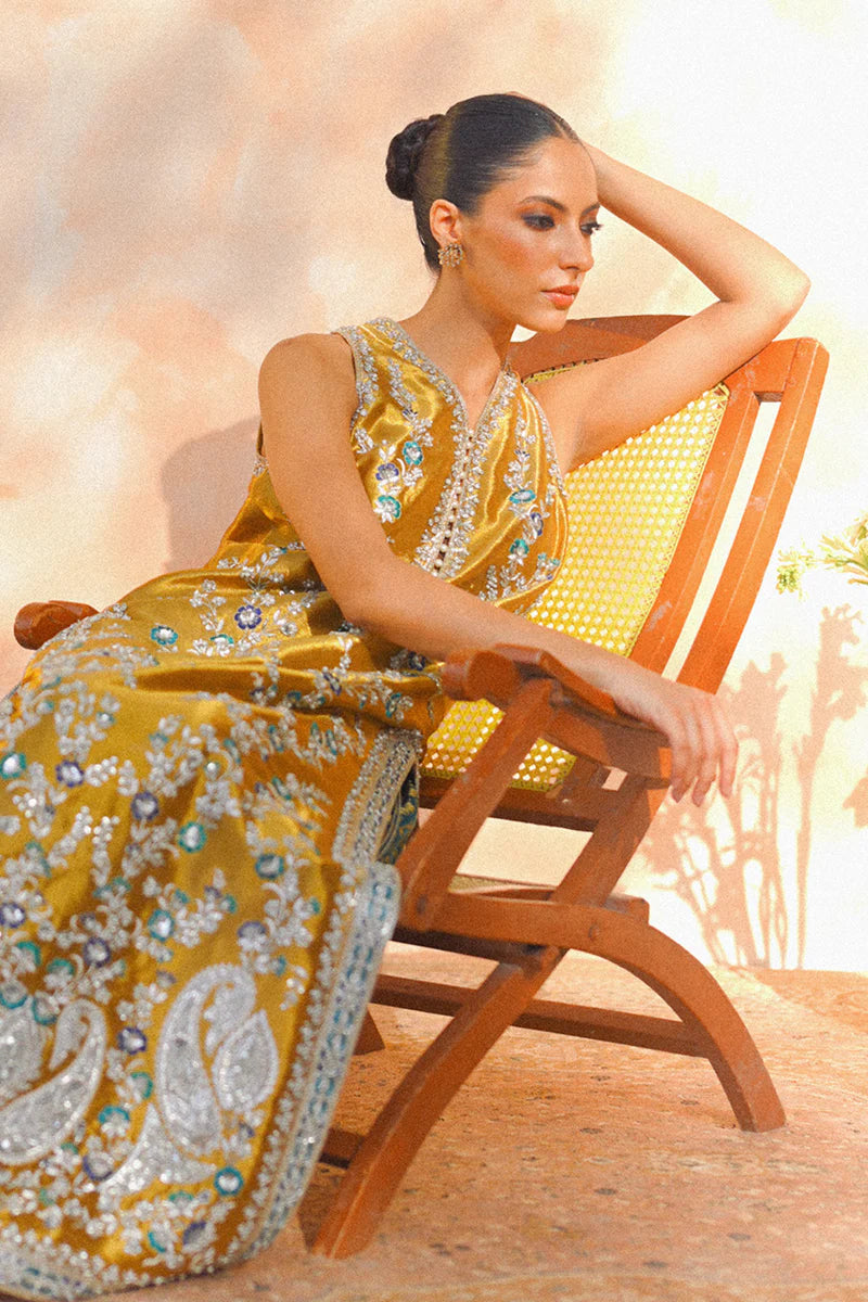 2 Piece Unstitched Embellished Suit | Gleam - 25