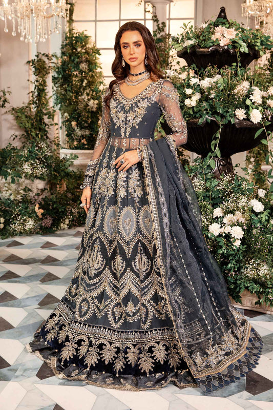 3 Piece Unstitched Embroidered Organza Suit | Gleam 25