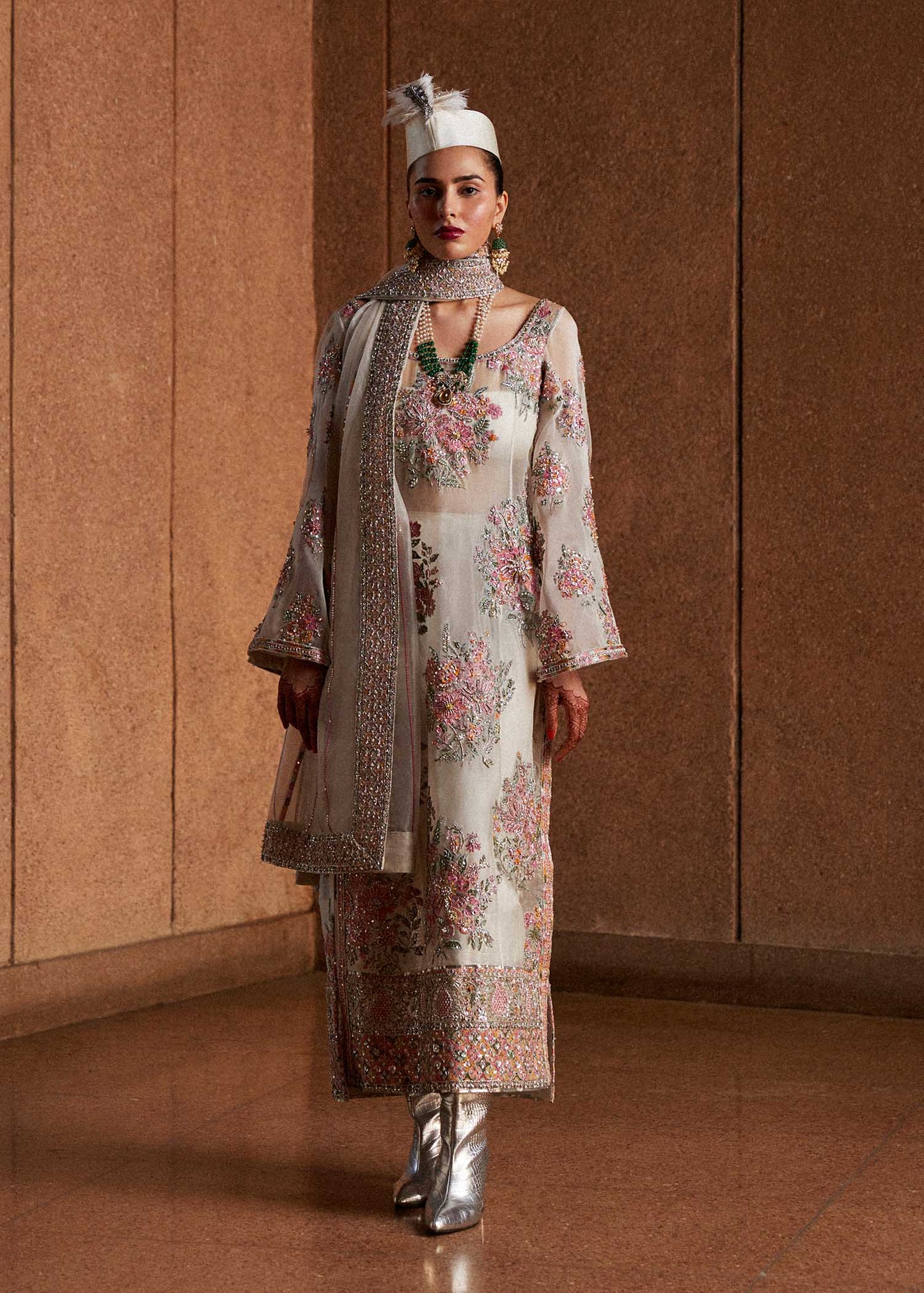 EURU 3 Piece Unstitched Suit | Gleam 25