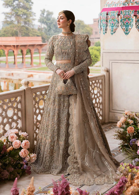 ZAINA Unstitched Suit | Gleam 25