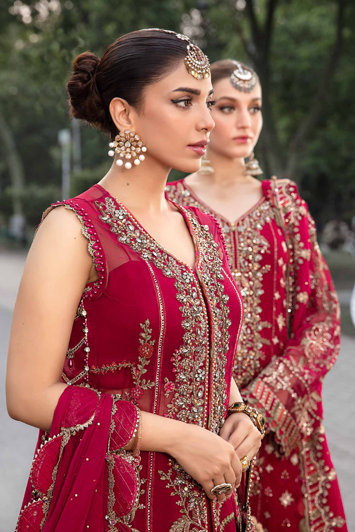 3 Piece Unstitched Embroidered Chiffon Suit | Gleam 25