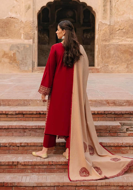 3 Piece Unstitched Embroidered Dhanak Suit | Vol 1