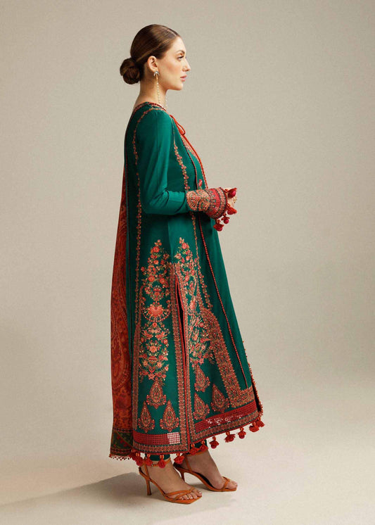 3 Piece Unstitched Embroidered Dhanak | Vol 1