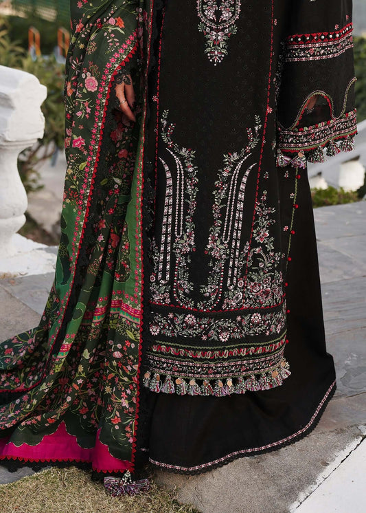 3 Piece Unstitched Embroidered Dhanak Suit | Vol 1