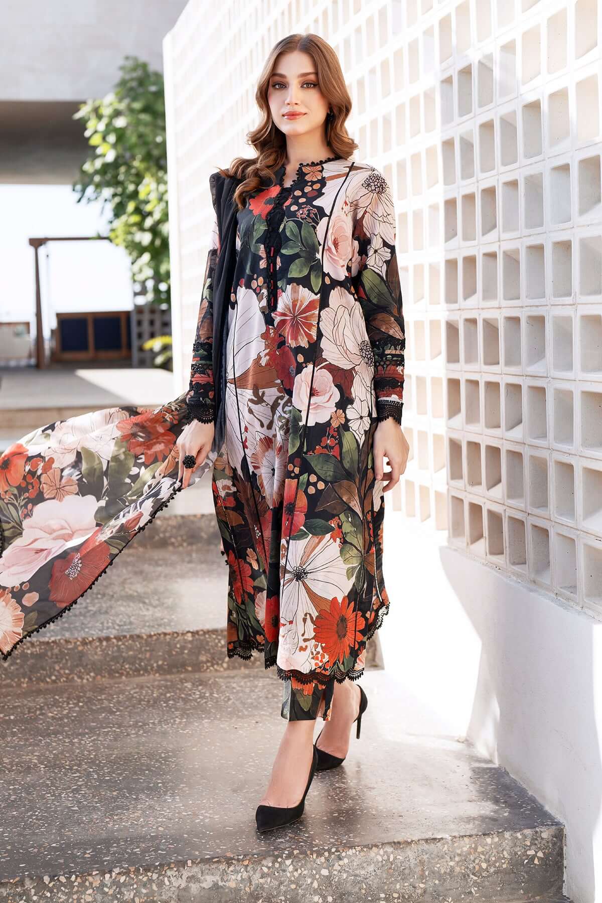 3 Piece Unstitched Embroidered Khaddar Suit | Vol 2