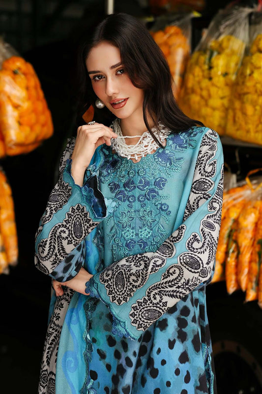 3 Piece Unstitched Embroidered Khaddar Suit | Vol 2