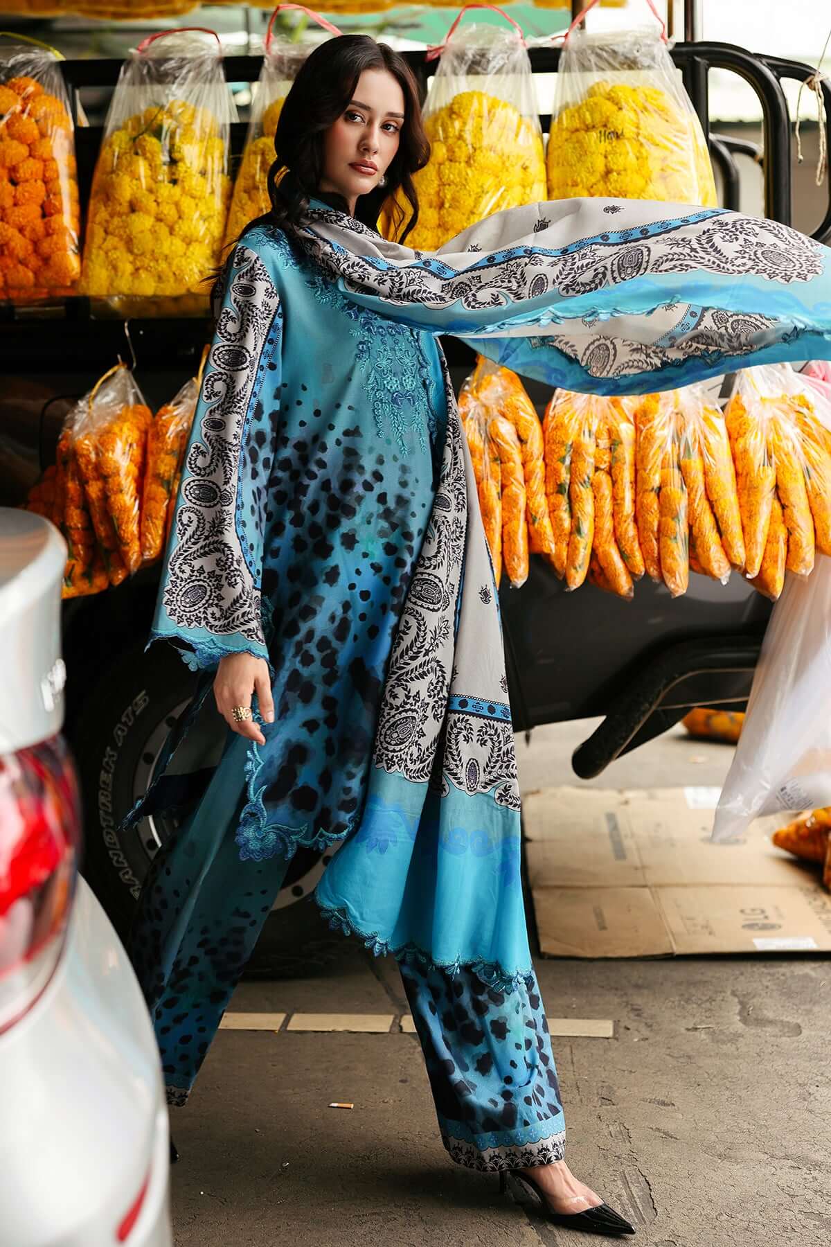 3 Piece Unstitched Embroidered Khaddar Suit | Vol 2