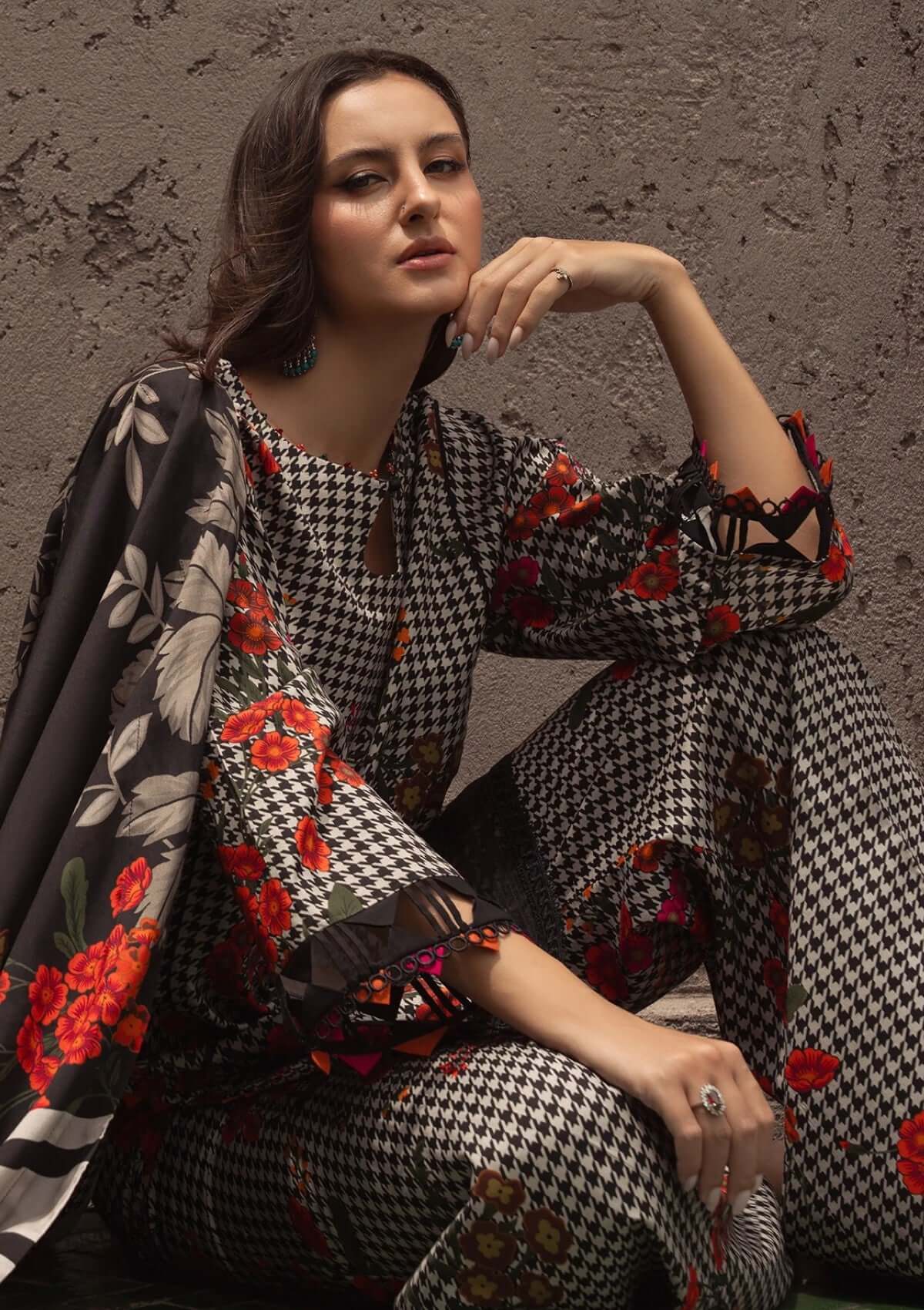 3 Piece Unstitched Digital Printed Khaddar Suit | Vol 2