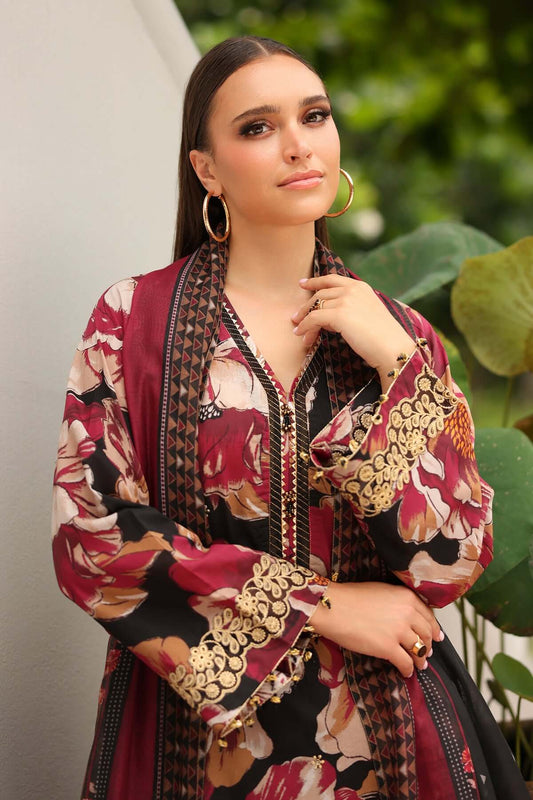 3 Piece Unstitched Embroidered Khaddar Suit | Vol 2