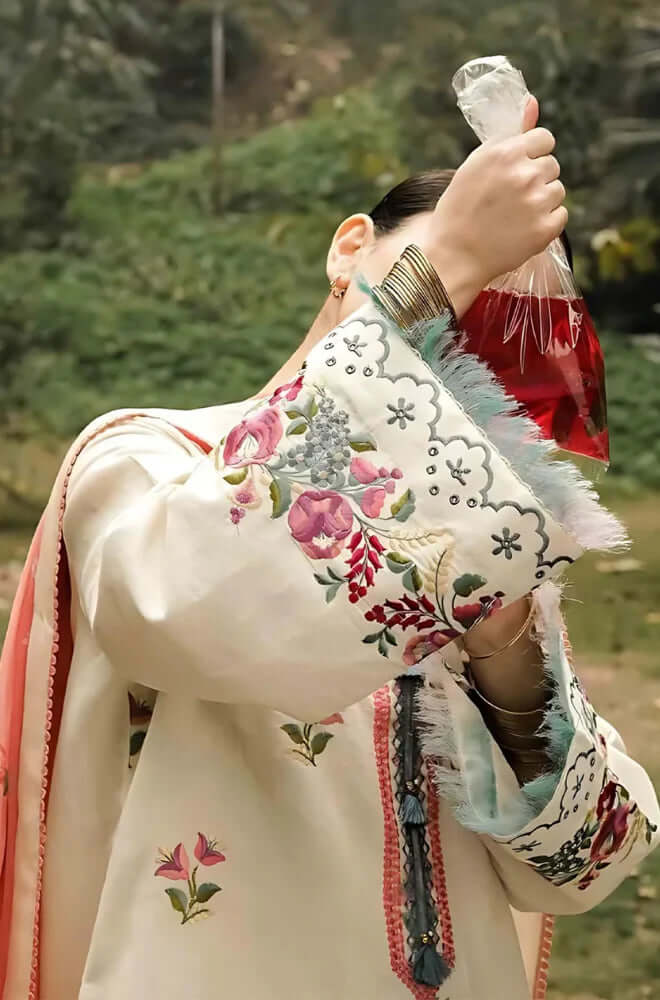 3 Piece Unstitched Heavy Embroidered Dhanak Suit | Vol 2