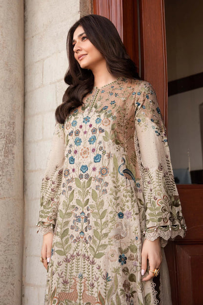 3 Piece Unstitched Embroidered Dhanak Suit | Vol 2