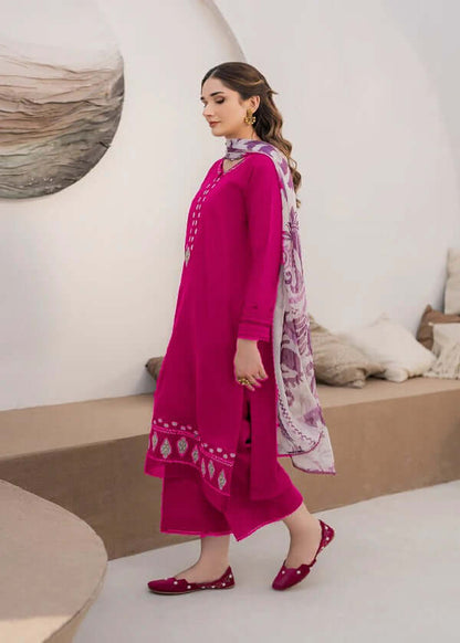 3 Piece Unstitched Embroidered Dhanak Suit | Vol 2