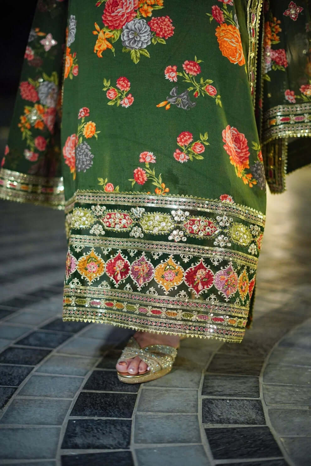 3 Piece Unstitched Embroidered Shamoz Silk | Vol 2