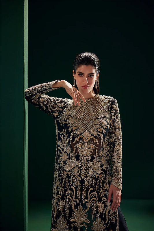 ELCAT 3 Piece Embroidered Chiffon Suit |  Gleam 25