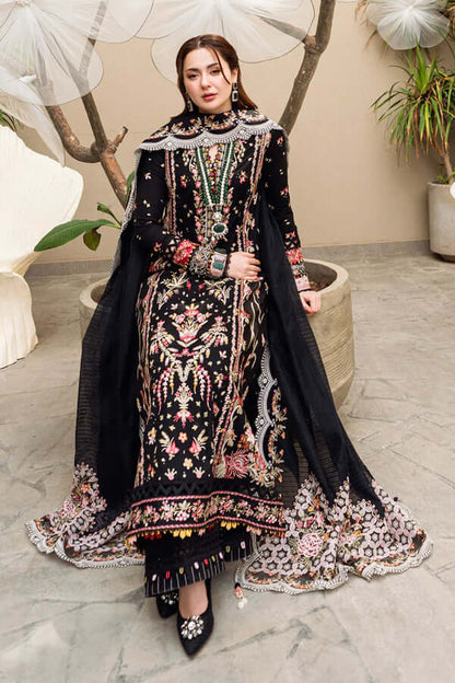 3 Piece Unstitched Embroidered Dhanak Suit | Vol 2