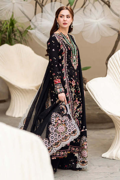 3 Piece Unstitched Embroidered Dhanak Suit | Vol 2
