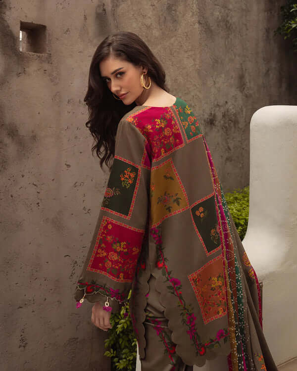 3 Piece Unstitched Digital Printed Khaddar Suit | Vol 2