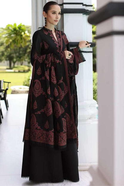 3 Piece Unstitched Embroidered Dhanak Suit | Vol 2