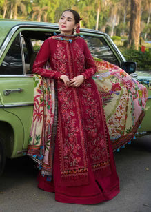 3 Piece Unstitched Embroidered Dhanak Suit  | Vol 1