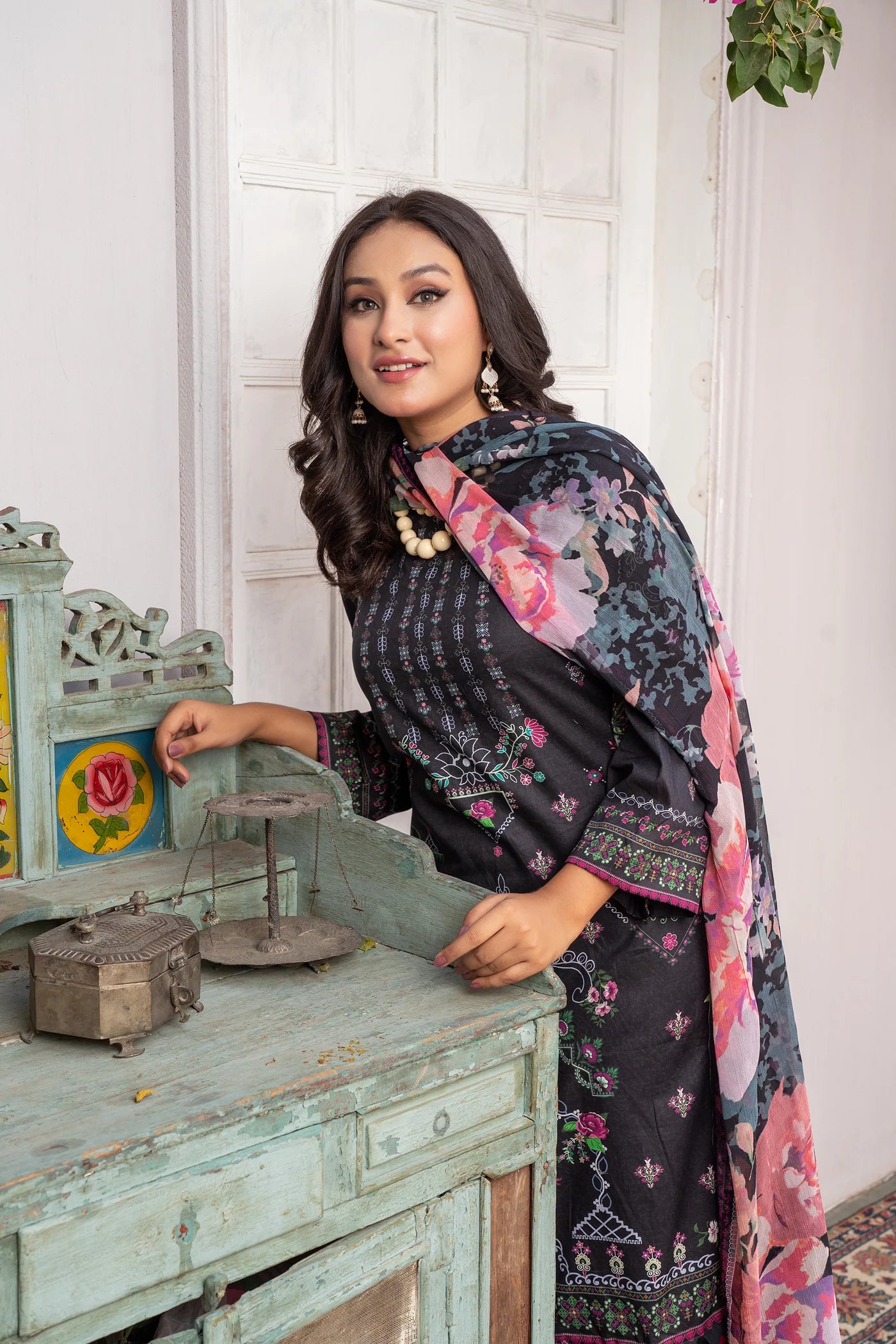 3 Piece Printed Lawn Unstitched Suit | Printed Lawn-25