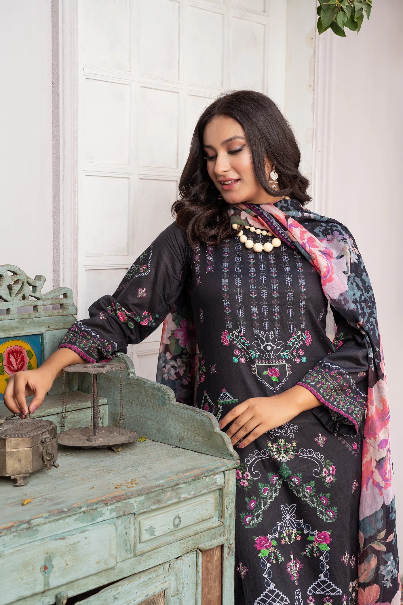 3 Piece Printed Lawn Unstitched Suit | Printed Lawn-25
