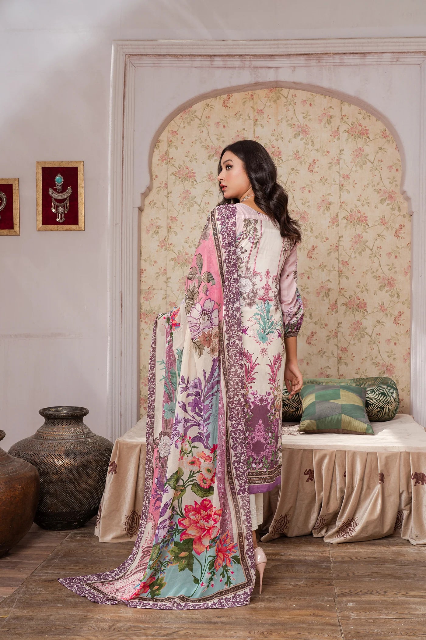 3 Piece Printed Lawn Unstitched Suit | Printed Lawn-25