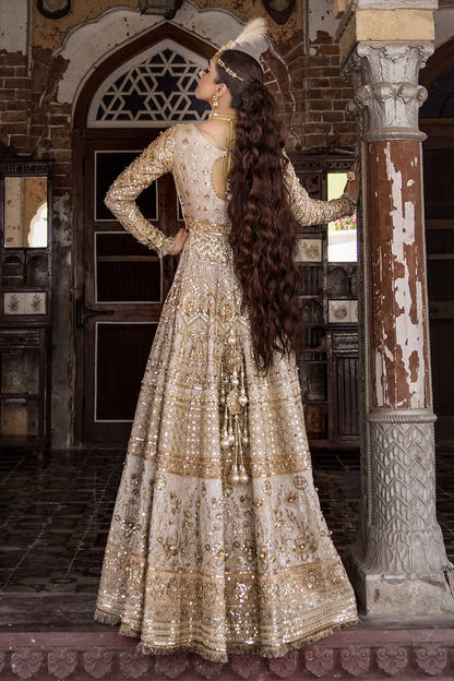 Moti 3 piece Unstitched Embellished Suit | Gleam - 25