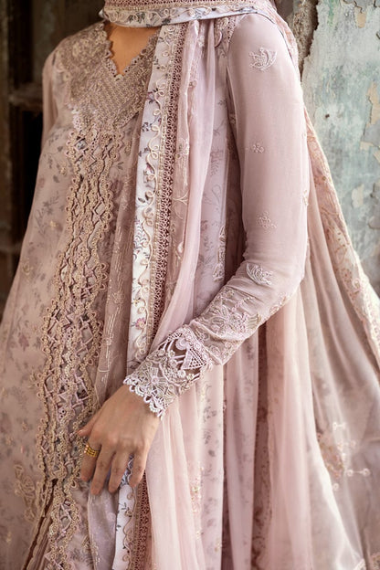 3 Piece Unstitched Embroidered Suit | Gleam - 25