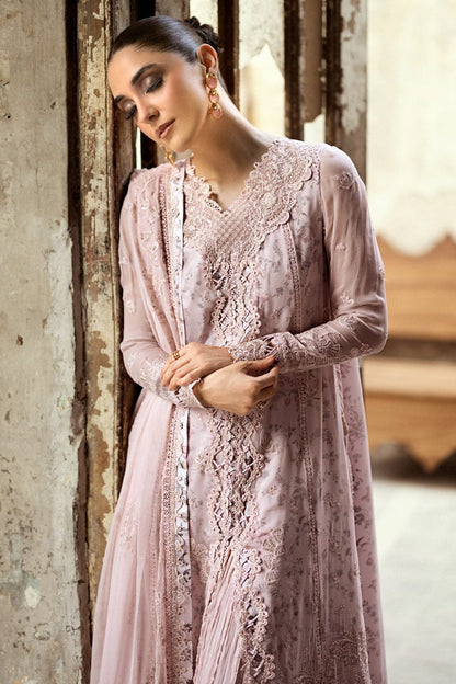 3 Piece Unstitched Embroidered Suit | Gleam - 25