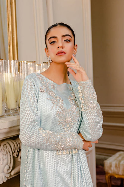 Capriccio 2 Piece Unstitched ORGANZA  Suit | Gleam - 25