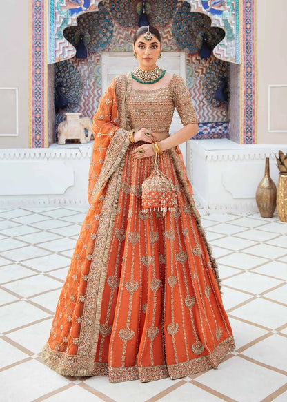 Kesar 3 Piece Unstitched Embellished Suit | Gleam - 25