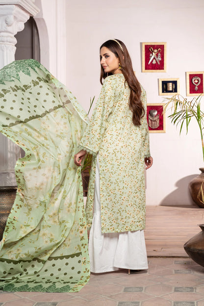 3 Piece Printed Lawn Unstitched Suit | Printed Lawn-25