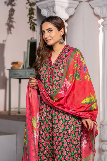 3 Piece Printed Lawn Unstitched Suit | Printed Lawn-25